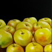 Æblebillede, æblemaleri, frugt, malerier, akrylmaleri, oliemaleri, kunst